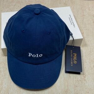 Polo by Ralph Lauren Navy Baseball Cap with Embroidered Logo